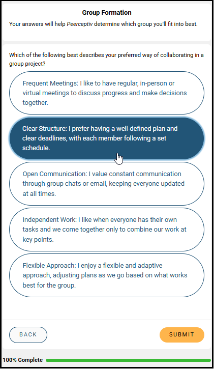 Group Formation Assignments – Peerceptiv Knowledge Base